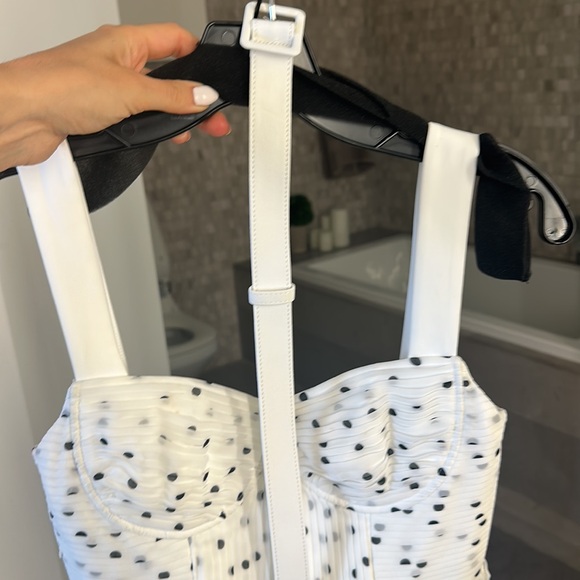 Self portrait polka dot chiffon dress - Picture 6 of 8